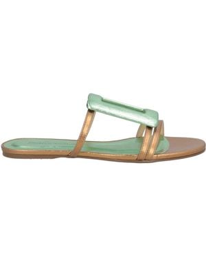Miss Unique Sandals Leather - Green