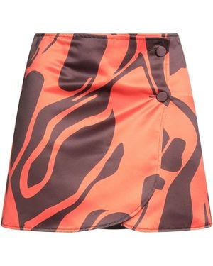 Suoli Mini Skirt Polyester - Red