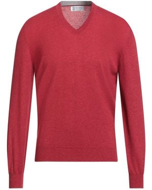 Brunello Cucinelli Pullover - Rosso