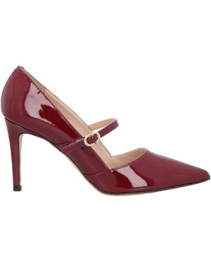 Bruno Magli Burgundy Court Shoes Leather - Pink