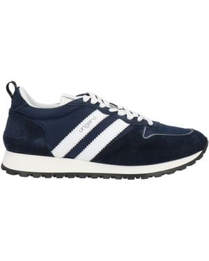 Emanuel Ungaro Trainers Leather, Textile Fibres - Blue
