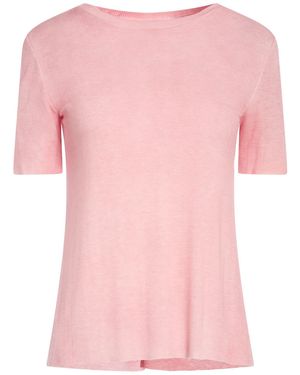 Avant Toi Light T-Shirt Modal, Silk, Lycra - Pink