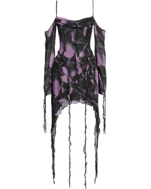 MISBHV Mini Dress Recycled Viscose, Viscose - White