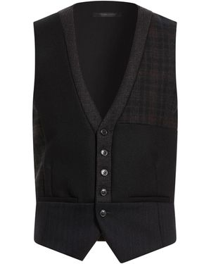Messagerie Tailored Vest Wool, Polyester - Black