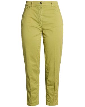 Peserico Easy Trousers Cotton, Elastane - Yellow