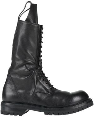 Rick Owens Boot Leather - Black
