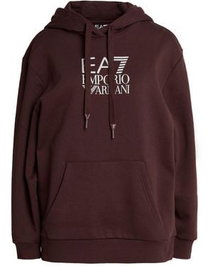 EA7 Sweatshirt Cotton, Polyester - Brown