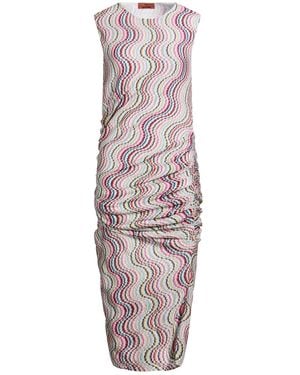 Missoni Midi Dress Viscose, Cupro - White