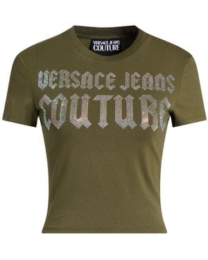 Versace Jeans Couture T-Shirts - Green