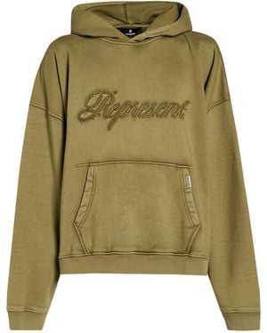 Represent Khaki Sweatshirt Cotton - Green