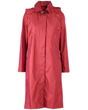 Moorer Overcoats & Trench Coats - Red
