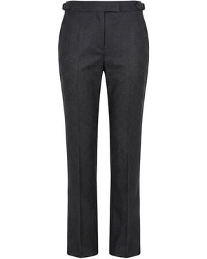 Ganni Trousers Wool, Recycled Polyester, Ecovero Viscose - Grey