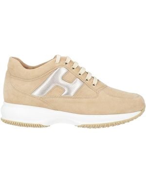 Hogan Sneakers Leather - Natural