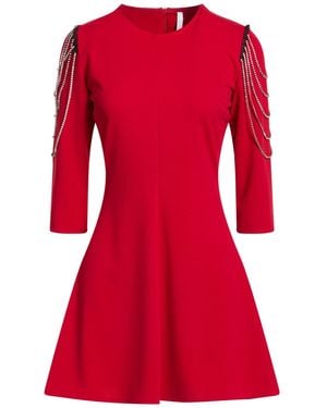 Imperial Mini Dress Polyester, Elastane - Red