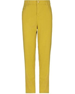Manila Grace Denim Trousers - Yellow