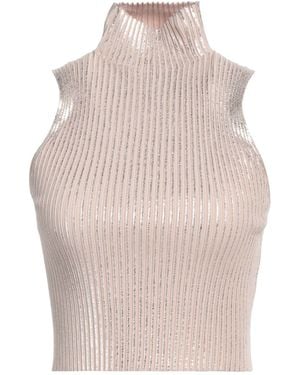 Peserico Turtleneck Viscose, Polyester - Natural