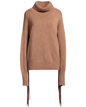Wild Cashmere Turtleneck Wool, Cashmere - Brown
