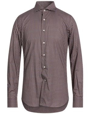 Alessandro Gherardi Shirt Cotton - Purple