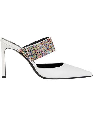 Sergio Rossi Mules & Clogs Leather - White
