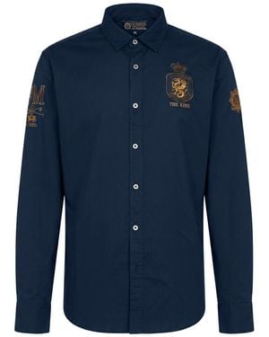 La Martina Shirt Cotton - Blue