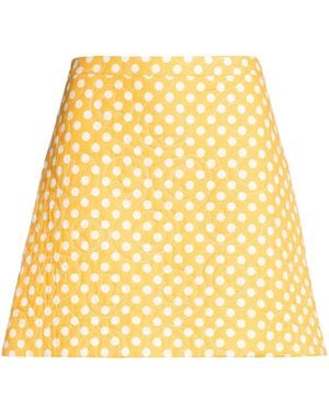 Moschino Mini Skirt Cotton - Metallic