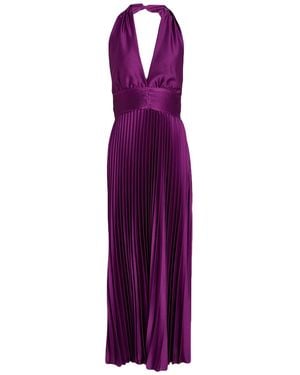 Kaos Maxi Dress Polyester - Purple
