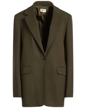 P.A.R.O.S.H. Military Blazer Virgin Wool, Elastane - Green