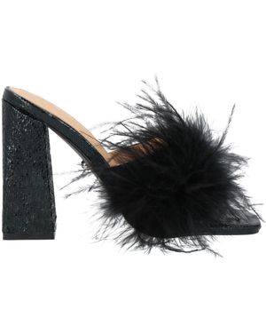 Twenty Four Haitch Sandals - Black