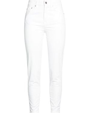 Iceberg Trousers Cotton, Elastane - White