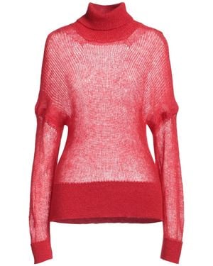 Daniele Fiesoli Collezione N_01 Turtleneck Baby Alpaca Wool, Polyamide, Merino Wool - Red