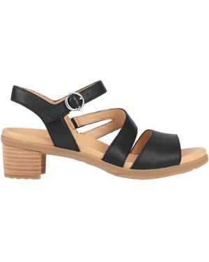 Dansko Sandals Leather - Black
