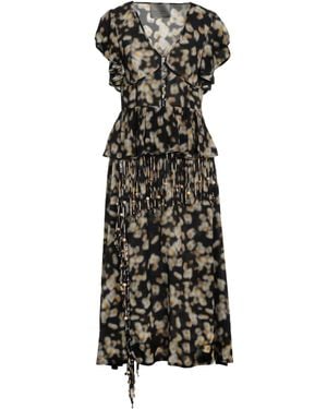 Frankie Morello Midi Dress - Black