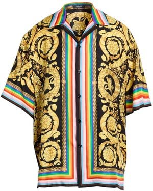 Versace Shirt Silk - Yellow