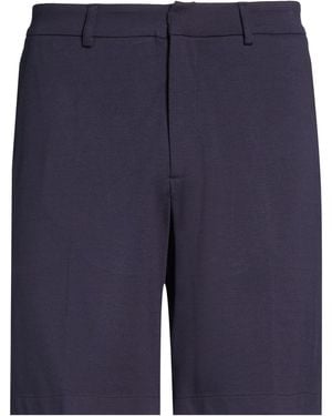 Alpha Studio Midnight Shorts & Bermuda Shorts Viscose, Polyamide, Elastane - Blue