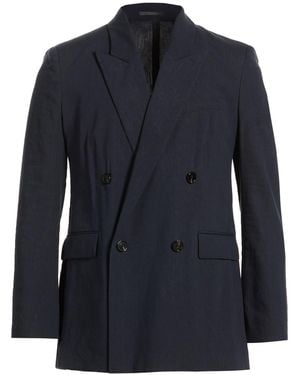 BOSS Blazer Wool, Viscose, Elastane - Blue