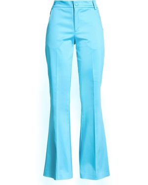 Grifoni Azure Trousers Cotton, Elastane - Blue