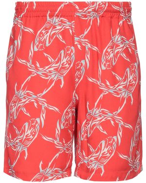 MSGM Shorts & Bermuda Shorts - Red