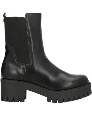 Guess Ankle Boots Textile Fibres - Black