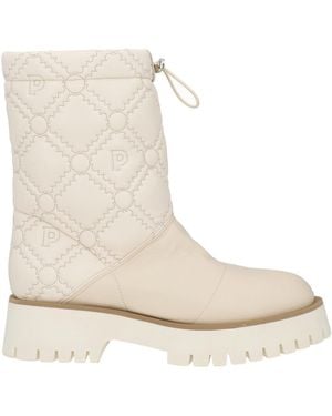 Pollini Botines De Caña Alta - Blanco