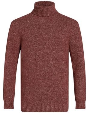 Kangra Rollkragenpullover - Rot