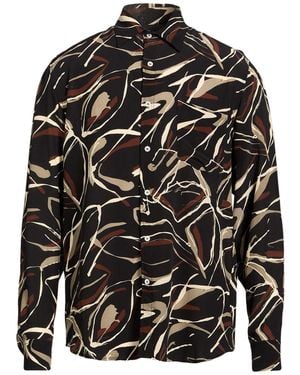 Grifoni Shirt Silk - Black