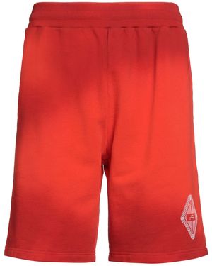 A_COLD_WALL* Shorts & Bermuda Shorts Cotton, Elastane - Red