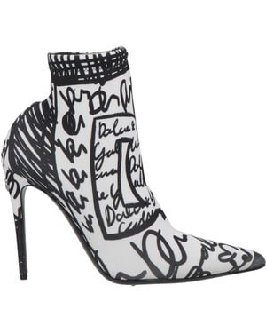 Dolce & Gabbana Botines de caña alta - Blanco