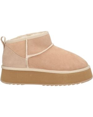 Hoor Sand Ankle Boots Leather - Natural