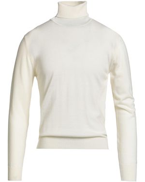 Luigi Borrelli Napoli Rollkragenpullover - Weiß