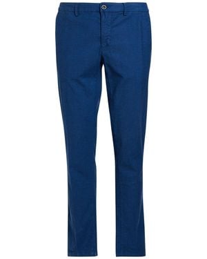 Cruna Pants Cotton, Linen, Elastane - Blue