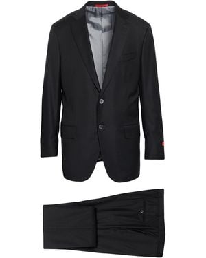 Isaia Suit Wool - Black