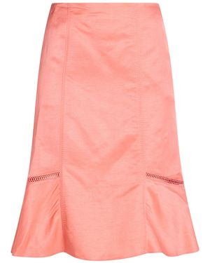BOSS Midi Skirt Viscose, Linen - Pink