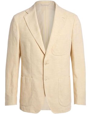 Caruso Cream Blazer Cotton - Natural