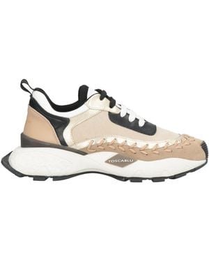 Tosca Blu Sand Trainers Leather, Synthetisches Material - White